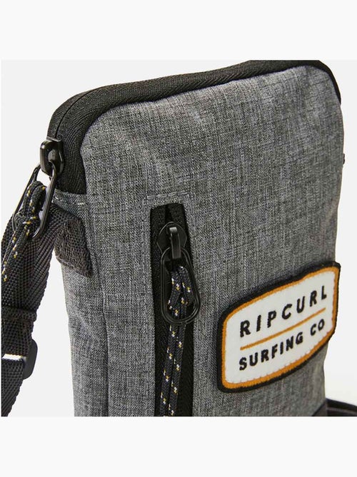 Sacoche avec bandoulière Rip Curl "Surfing Go" grise 17 CM - Kiabi