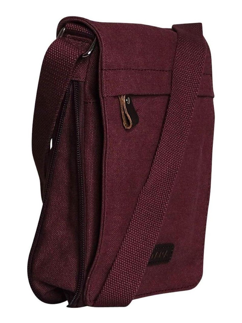 Sacoche bandoulière DAEGAN KATANA Bordeaux - Kiabi