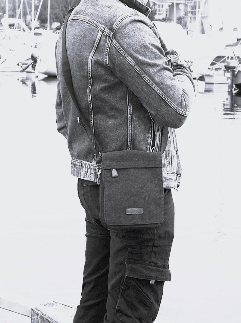 Sacoche bandoulière DAEGAN KATANA Bordeaux - Kiabi