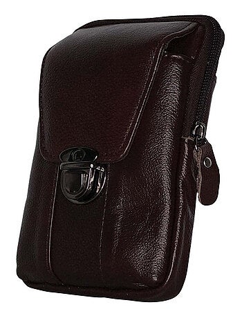 Sacoche ceinture cuir