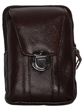 Sacoche ceinture cuir