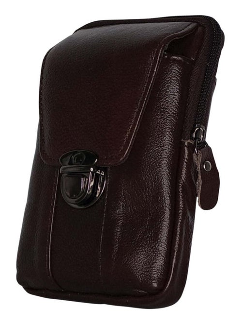Sacoche ceinture cuir - Kiabi