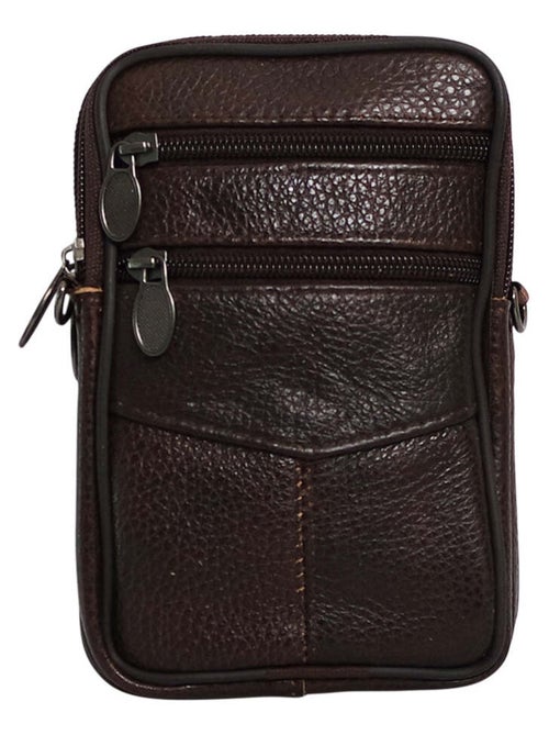 Sacoche ceinture cuir WESTERN - Kiabi