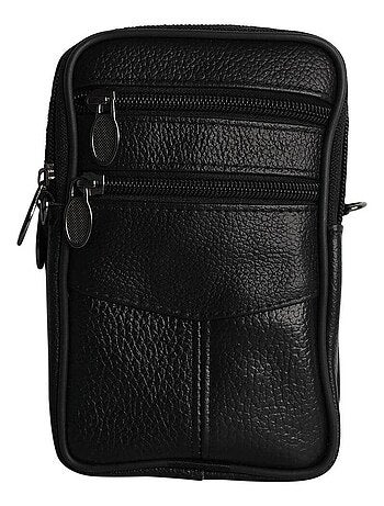 Sacoche ceinture cuir WESTERN