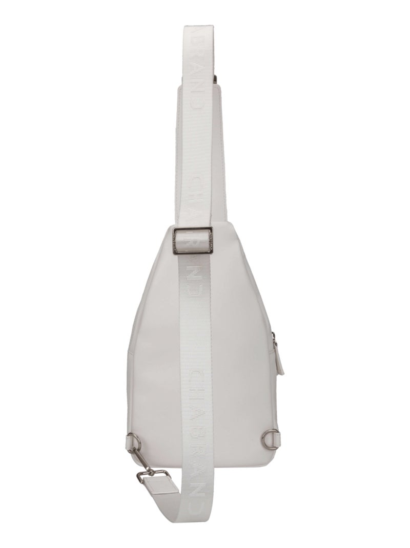 Sacoche Chabrand holster zippée porté croisé Campus Blanc - Kiabi