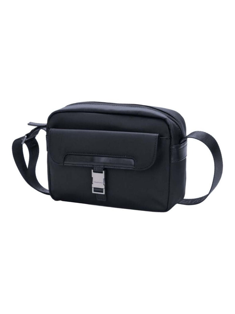 Sacoche Chabrand zippée porté croisé Castellet Noir - Kiabi