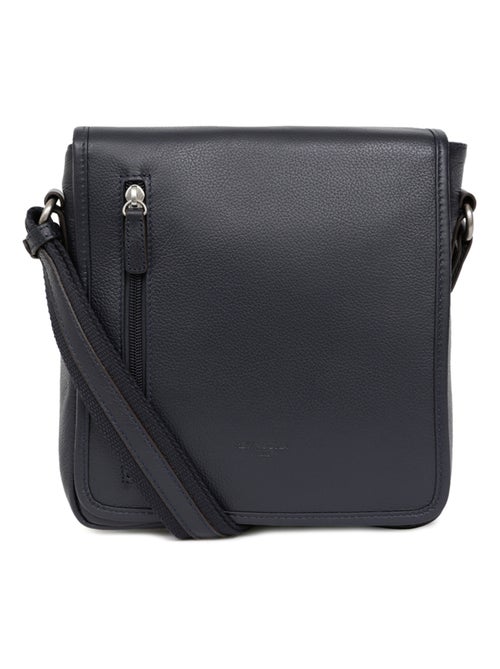 Sacoche  cuir confort hexagona - Kiabi