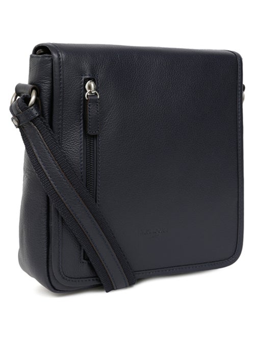Sacoche  cuir confort hexagona - Kiabi