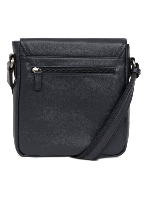 Sacoche  cuir confort hexagona - Kiabi