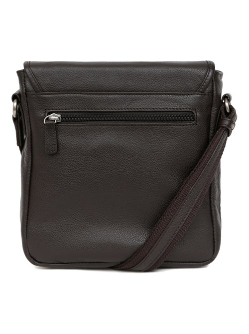 Sacoche  cuir confort hexagona - Kiabi