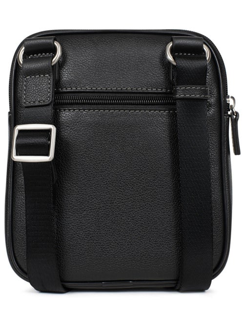 Sacoche  cuir confort hexagona - Kiabi
