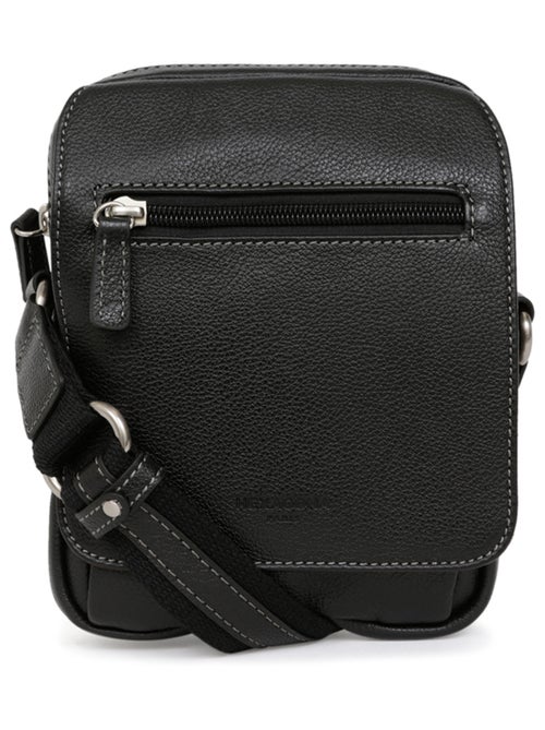Sacoche  cuir confort hexagona - Kiabi