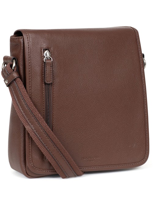 Sacoche  Cuir CONFORT - Kiabi