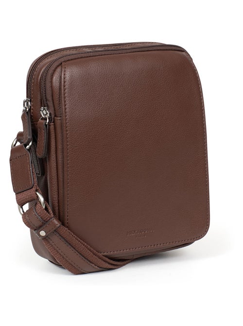 Sacoche  Cuir CONFORT - Kiabi
