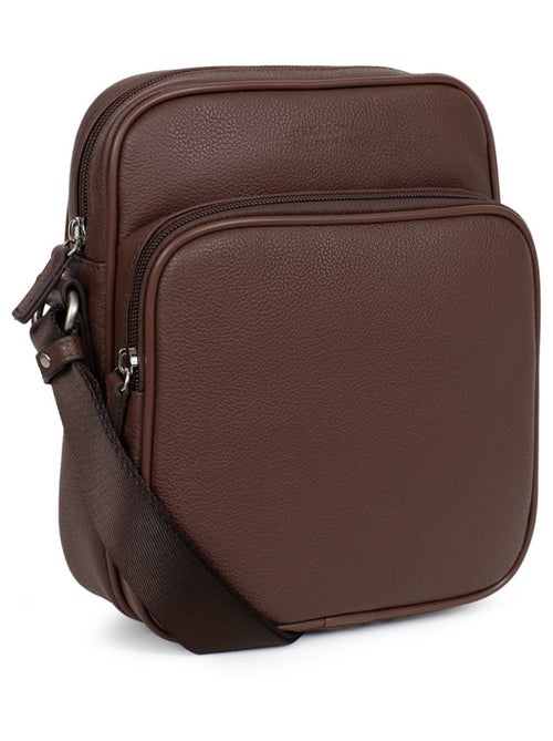 Sacoche  Cuir CONFORT - Kiabi