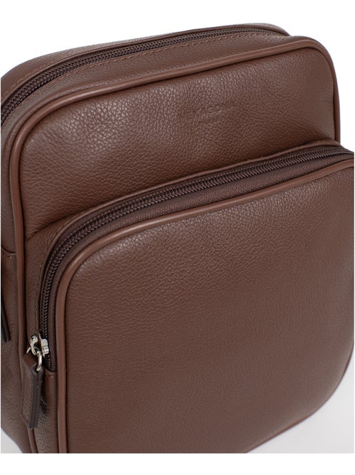 Sacoche  Cuir CONFORT - Kiabi
