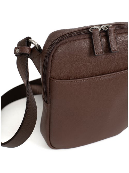 Sacoche  Cuir CONFORT - Kiabi