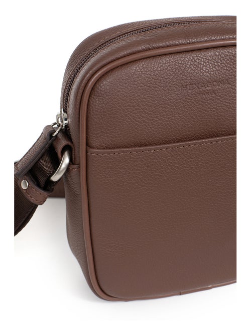 Sacoche  Cuir CONFORT - Kiabi