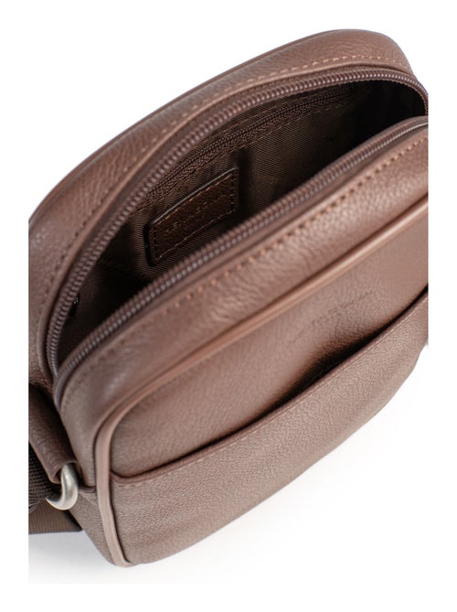 Sacoche  Cuir CONFORT - Kiabi