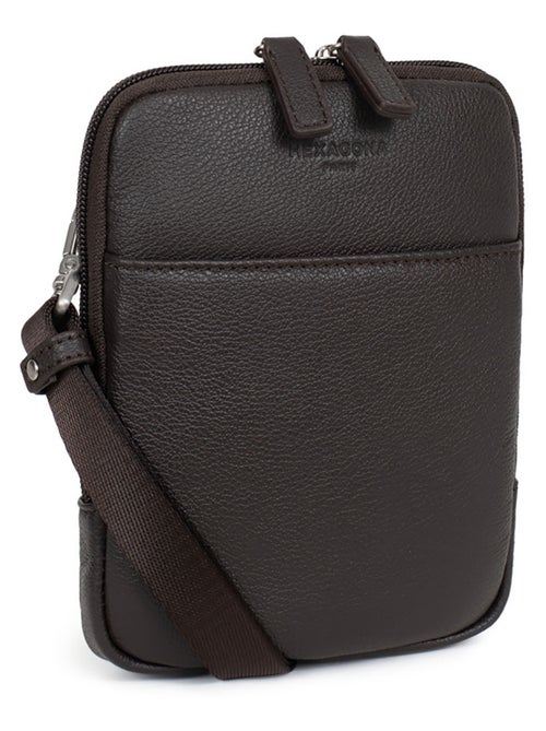 Sacoche  Cuir CONFORT - Kiabi