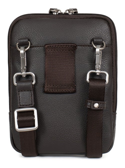 Sacoche  Cuir CONFORT - Kiabi