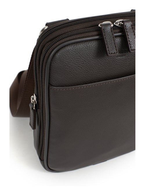 Sacoche  Cuir CONFORT - Kiabi