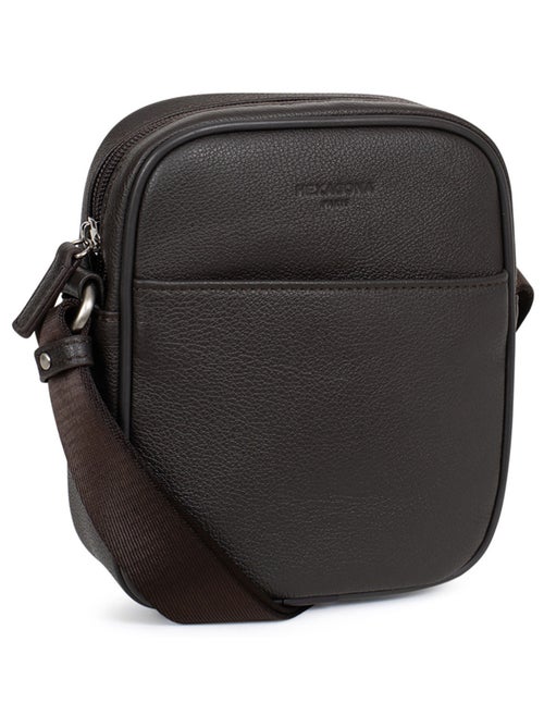 Sacoche  Cuir CONFORT - Kiabi