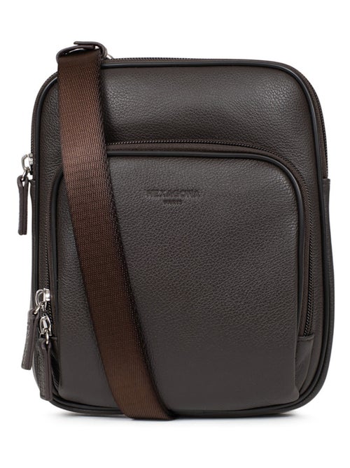 Sacoche  Cuir CONFORT - Kiabi