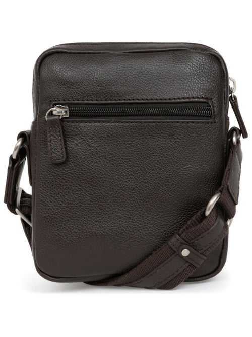 Sacoche  Cuir CONFORT - Kiabi