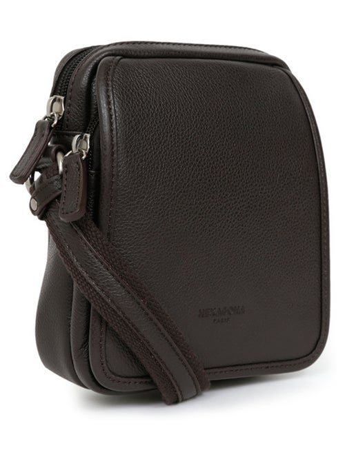 Sacoche  Cuir CONFORT - Kiabi