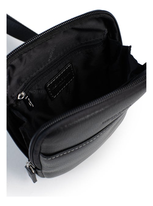Sacoche  Cuir CONFORT - Kiabi