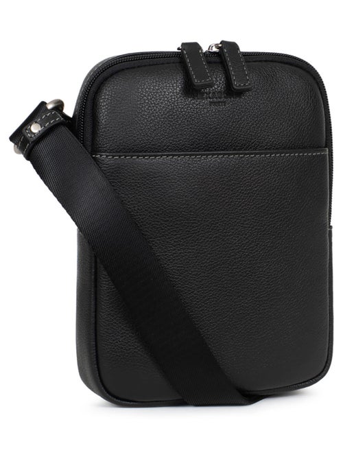 Sacoche  Cuir CONFORT - Kiabi