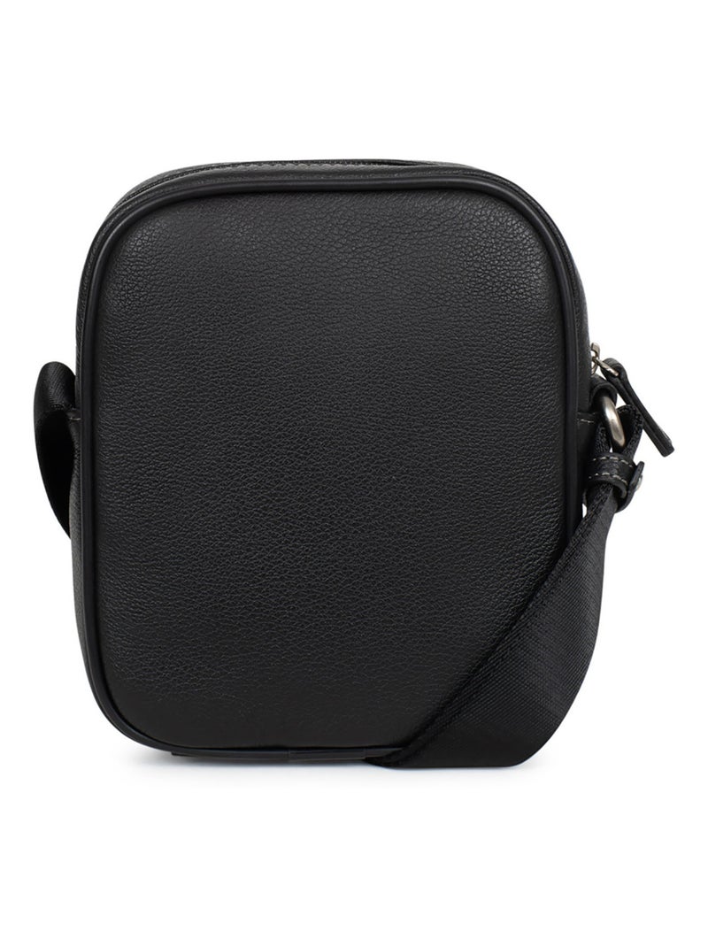 Sacoche  Cuir CONFORT Noir - Kiabi