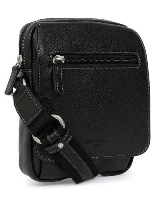 Sacoche  Cuir CONFORT - Kiabi