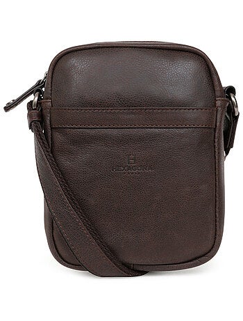 Sacoche cuir instinct hexagona