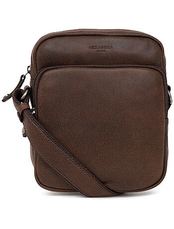 Sacoche cuir instinct hexagona