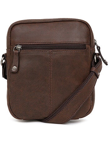 Sacoche cuir instinct hexagona
