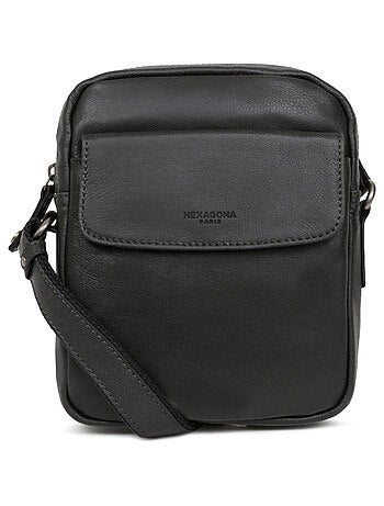 Sacoche cuir instinct hexagona