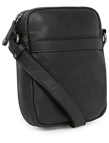 Sacoche cuir instinct hexagona