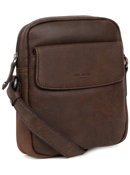 Sacoche  Cuir INSTINCT - Kiabi