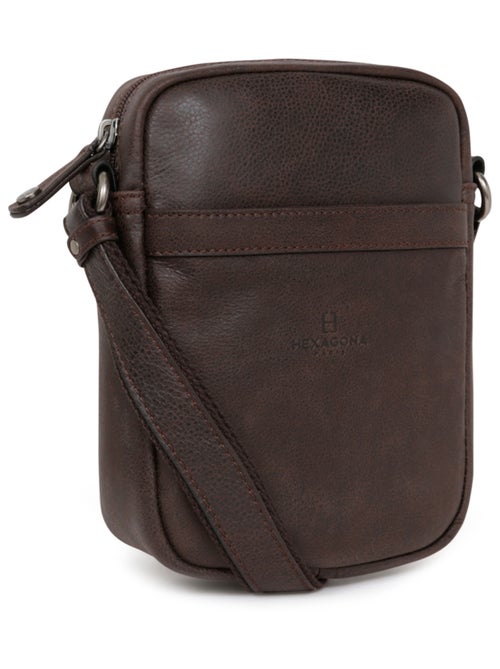 Sacoche  Cuir INSTINCT - Kiabi