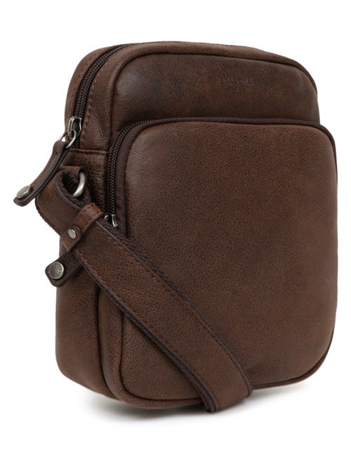 Sacoche  Cuir INSTINCT - Kiabi