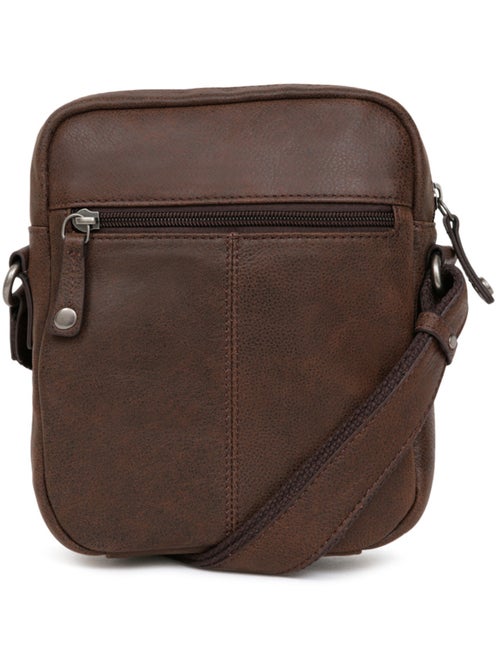 Sacoche  Cuir INSTINCT - Kiabi