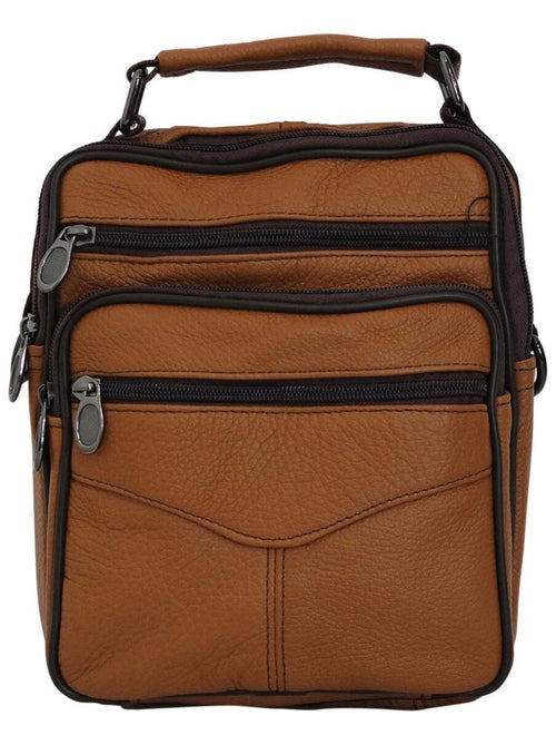 Sacoche cuir NATAL - Kiabi