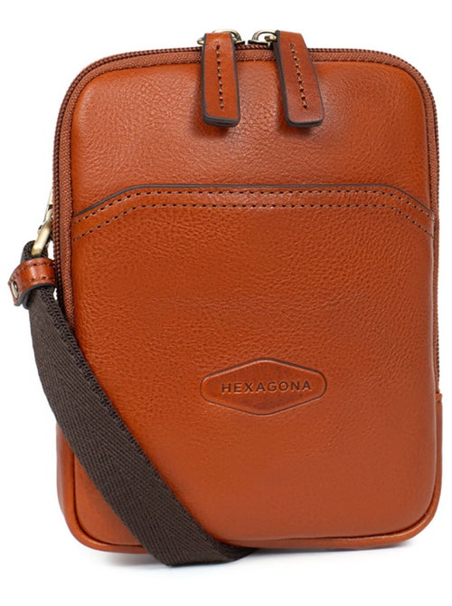 Sacoche  Cuir STUART - Kiabi