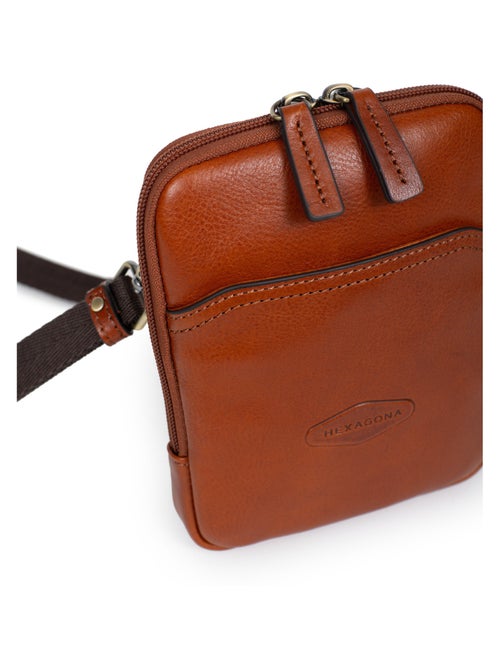 Sacoche  Cuir STUART - Kiabi