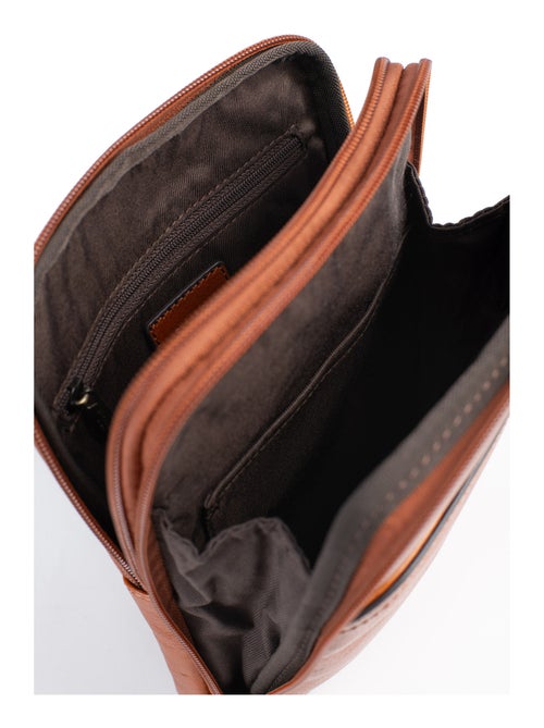 Sacoche  Cuir STUART - Kiabi