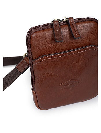 Sacoche cuir stuart hexagona