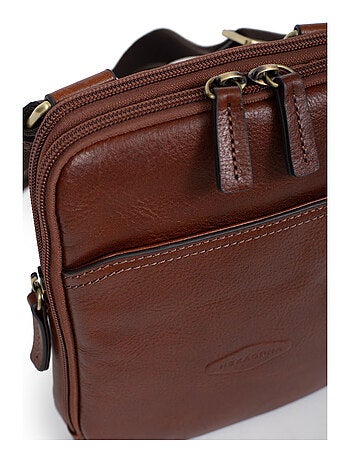 Sacoche cuir stuart hexagona