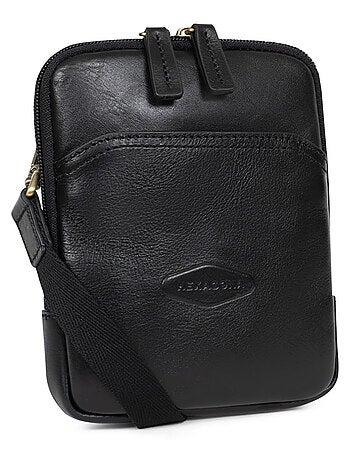 Sacoche cuir stuart hexagona